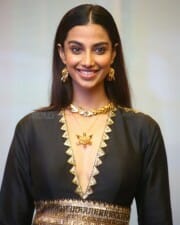 Actress Meenakshi Chaudhary at Hit The Second Case Movie Trailer Launch Photos 08