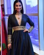 Actress Meenakshi Chaudhary at Hit The Second Case Movie Trailer Launch Photos 17
