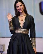 Actress Meenakshi Chaudhary at Hit The Second Case Movie Trailer Launch Photos 18