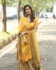 Actress Meenakshi Chaudhary at Vishwak Sen Movie Launch Pictures 03