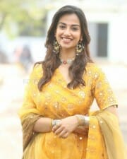 Actress Meenakshi Chaudhary at Vishwak Sen Movie Launch Pictures 06