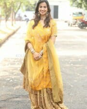 Actress Meenakshi Chaudhary at Vishwak Sen Movie Launch Pictures 07