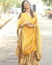 Actress Meenakshi Chaudhary at Vishwak Sen Movie Launch Pictures 09