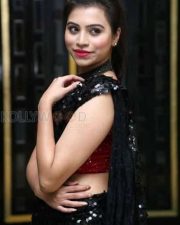 Actress Priyanka Raman Black And Red Dress Photos 02