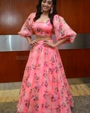 Actress Saanve Megghana at Pushpaka Vimanam Trailer Launch Pictures 02
