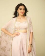 Actress Saathvika Raj at Neetho Movie Teaser Launch Photos 11