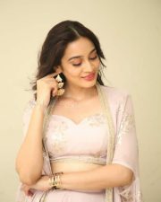 Actress Saathvika Raj at Neetho Movie Teaser Launch Photos 17