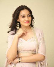 Actress Saathvika Raj at Neetho Movie Teaser Launch Photos 18