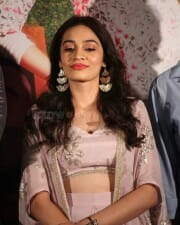 Actress Saathvika Raj at Neetho Movie Teaser Launch Photos 19