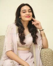Actress Saathvika Raj at Neetho Movie Teaser Launch Photos 24