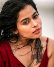 Actress Sai Priyanka Sexy Beach Photoshoot Pictures 02