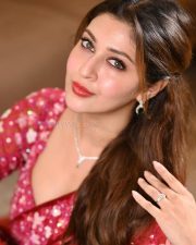 Actress Sonarika Bhadoria in a Red Ethnic Outfit Pictures 04