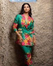 Captivating Meenakshi Chaudhary in a Floral Printed Dress Pictures 04
