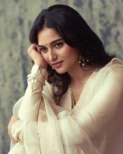 Enchanting Actress Kayadu Lohar in a Ivory Embroidered Sharara Suit Photos 03 Enchanting Actress Kayadu Lohar in a Ivory Embroidered Sharara Suit Photos 03