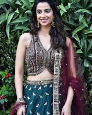 Glam Heroine Meenakshi Chaudhary at Anaganaga Oka Raju Movie Release Press Meet Stills 03