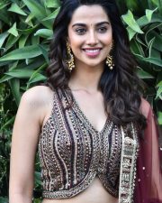Glam Heroine Meenakshi Chaudhary at Anaganaga Oka Raju Movie Release Press Meet Stills 04
