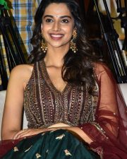 Glam Heroine Meenakshi Chaudhary at Anaganaga Oka Raju Movie Release Press Meet Stills 12