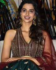 Glam Heroine Meenakshi Chaudhary at Anaganaga Oka Raju Movie Release Press Meet Stills 13