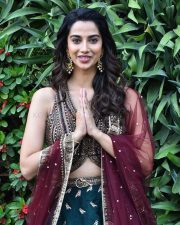 Glam Heroine Meenakshi Chaudhary at Anaganaga Oka Raju Movie Release Press Meet Stills 17