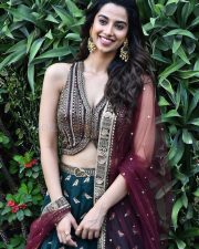 Glam Heroine Meenakshi Chaudhary at Anaganaga Oka Raju Movie Release Press Meet Stills 24