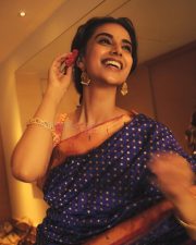 Gorgeous Meenakshi Chaudhary in a Traditional Silk Saree Pictures 04