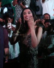 Heroine Meenakshi Chaudhary at Anaganaga Oka Raju Movie Trailer Launch Pictures 17