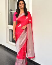 Heroine Meenakshi Chaudhary at Anaganaga Oka Raju Release Blockbuster Success Press Meet Photos 08
