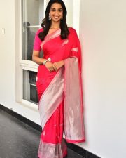 Heroine Meenakshi Chaudhary at Anaganaga Oka Raju Release Blockbuster Success Press Meet Photos 09