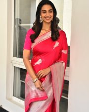 Heroine Meenakshi Chaudhary at Anaganaga Oka Raju Release Blockbuster Success Press Meet Photos 12