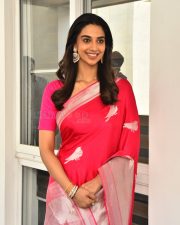 Heroine Meenakshi Chaudhary at Anaganaga Oka Raju Release Blockbuster Success Press Meet Photos 13