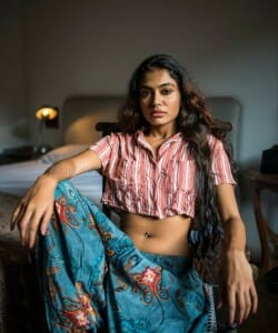Kaly Movie Actress Aishwarya Suresh Sexy Navel Piercing Photos 03