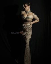 Lets Play Blind Har Chaal Ek Dhokha Actress Kangna Sharma in a Nude Bodycon Gown Photos 07