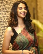 Meenakshi Chaudhary at Khiladi Movie Pre Release Event Pictures 01