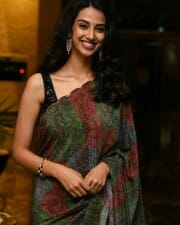 Meenakshi Chaudhary at Khiladi Movie Pre Release Event Pictures 17