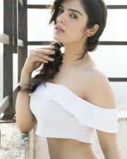 Sexy Hot Sidhika Sharma in a White Top 01