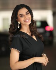 Sexy Meenakshi Chaudhary at Anaganaga Oka Raju Interview Photos 13