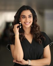 Sexy Meenakshi Chaudhary at Anaganaga Oka Raju Interview Photos 39
