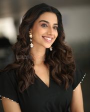 Sexy Meenakshi Chaudhary at Anaganaga Oka Raju Interview Photos 44