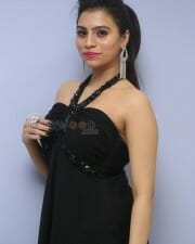 Telugu Actress Priyanka Black Dress Photos 09