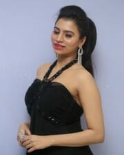 Telugu Actress Priyanka Black Dress Photos 10