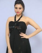 Telugu Actress Priyanka Black Dress Photos 43