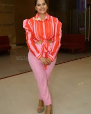 Heroine Kavya Kalyanram at Ustaad Teaser Launch Pictures 13