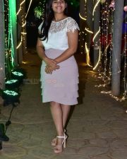 Telugu Actress Kavya Kalyanram at Masooda Movie Success Meet Photos 02