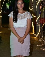 Telugu Actress Kavya Kalyanram at Masooda Movie Success Meet Photos 04