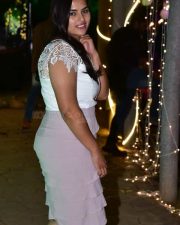 Telugu Actress Kavya Kalyanram at Masooda Movie Success Meet Photos 22
