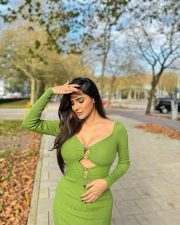 Yevam Actress Ashu Reddy Hot Cleavage in a Green Dress Photos 02 Yevam Actress Ashu Reddy Hot Cleavage in a Green Dress Photos 02