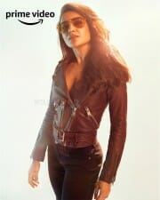 Samantha Ruth Prabhu in a Leather Jacket for Prime Video Photo 01