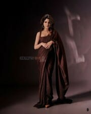 Bhramam Actress Nandana Varma Sexy Saree Photos 01