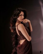 Bhramam Actress Nandana Varma Sexy Saree Photos 06