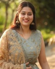 Actress Avyuktha at Gaangeaya Movie Opening Photos 19